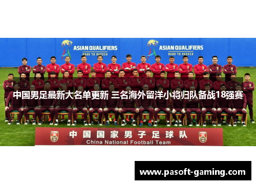 中国男足最新大名单更新 三名海外留洋小将归队备战18强赛 中国男足最新大名单更新 三名海外留洋小将归队备战18强赛